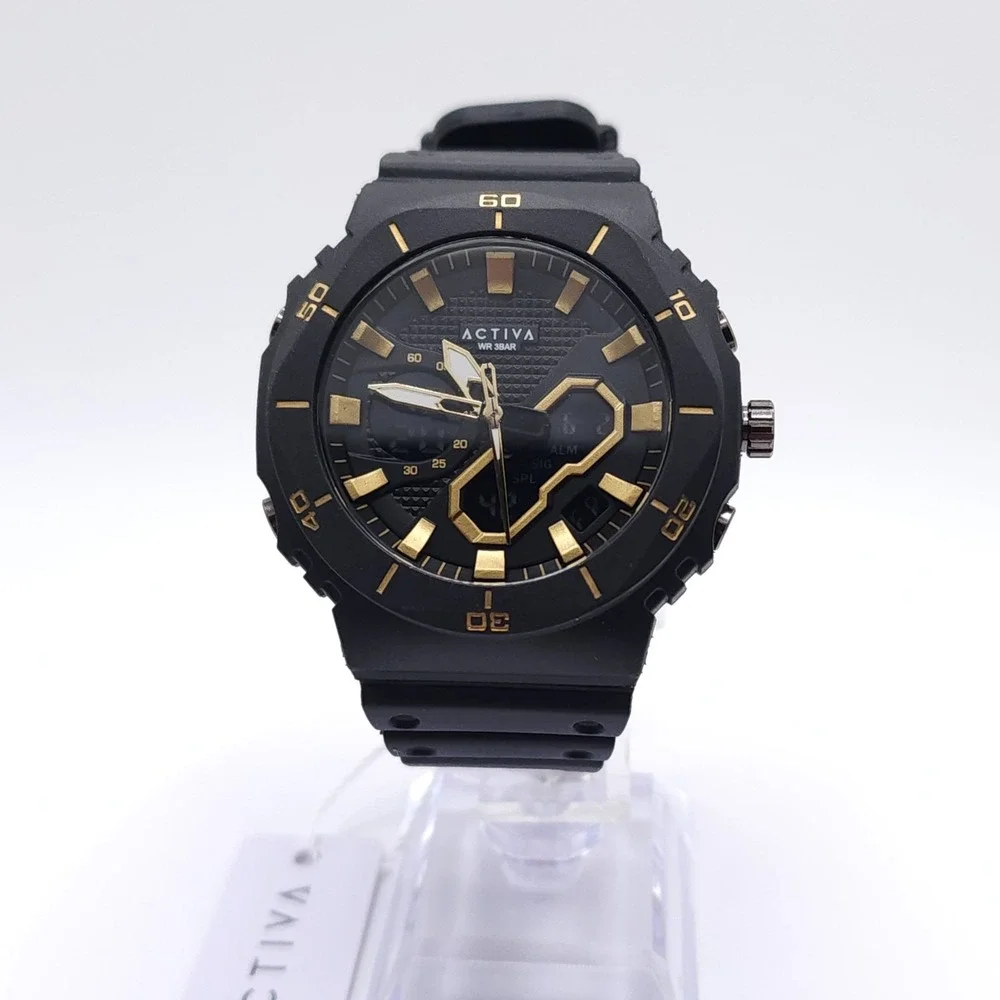 Invicta Activa Exon X Men's Black Analog Digital Watch 48mm New